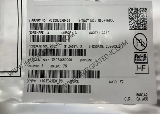 W632GU6RB-11 Memory IC Chip 2Gbit DDR3L SDRAM 933MHz Low Voltage for Embedded Systems