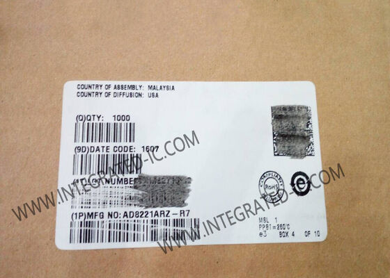 AD8221ARZ Integrated Circuit Chip 825kHz High Performance Instrumentation Amplifier SOIC-8