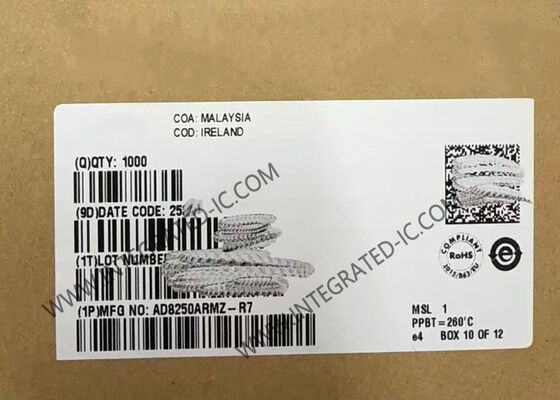 AD8250ARMZ Integrated Circuit Chip 10MHz Programmable Gain Instrumentation Amplifier MSOP-10