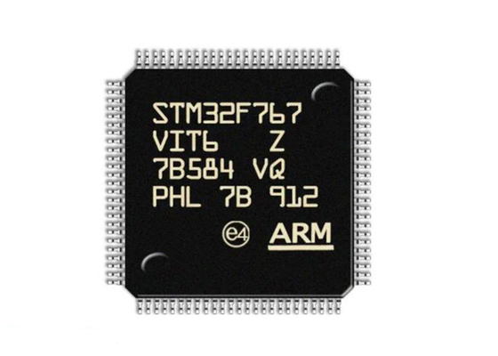 High Performance STM32F767VIT6 2Mbytes Microcontroller IC LQFP100 Single Core