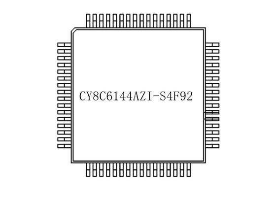 64-TQFP Integrated Circuit Chip CY8C6144AZI-S4F92 256KB ARM Cortex -M4F Microcontroller