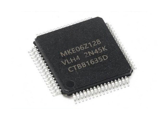 48MHz MKE06Z128VLH4 32Bit Single Core Microcontroller IC LQFP64 Surface Mount