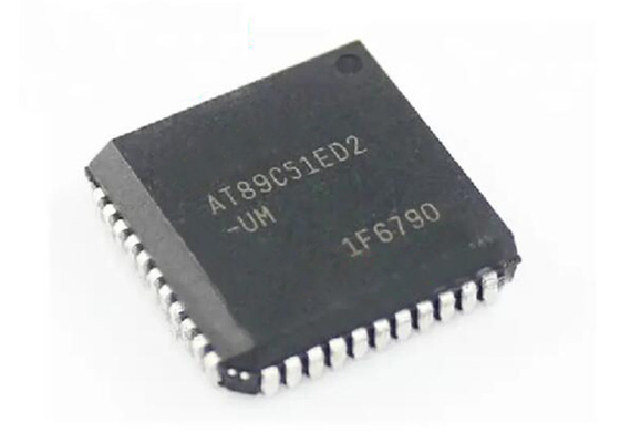 Integrated Circuit Chip AT89C51ED2-SLSUM 8Bit Flash Microcontroller IC 60MHz PLCC44