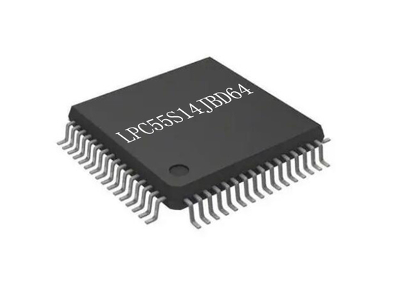 High Efficiency LPC55S14JBD64 Arm Cortex M33 Microcontroller IC HTQFP64 IC Chip