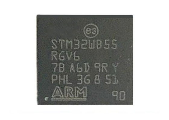 6dBm Microcontroller MCU STM32WB55RGV6 68VFQFN Dual Core Multiprotocol Wireless MCU