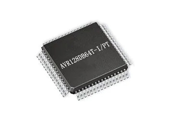 High Performance Microcontroller MCU AVR128DB64T-I/PT 8-Bit 24MHz 64-TQFP