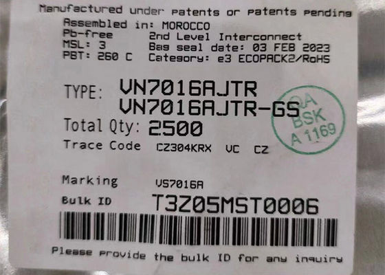 Integrated Circuit Chip VN7016AJTR High Side Driver IC PowerSSO16 Single Channel