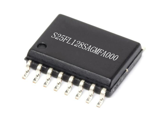 NOR Flash Memory IC S25FL128SAGMFA000 16-SOIC 128Mbit Integrated Circuit Chip
