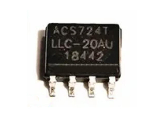 Integrated Circuit Chip ACS724LLCTR-20AU-T 1Channel Hall Effect Current Sensor