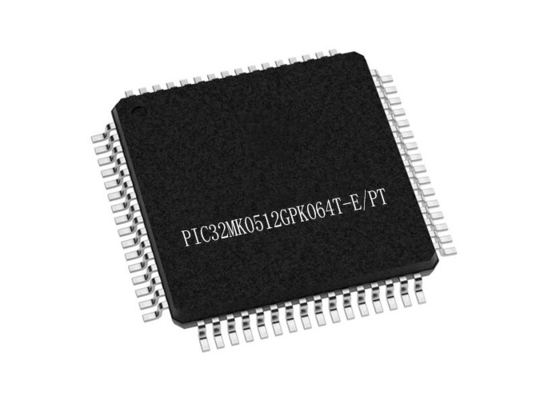 32Bit Single Core PIC32MK0512GPK064T-E/PT 64-TQFP Microcontroller MCU 120MHz