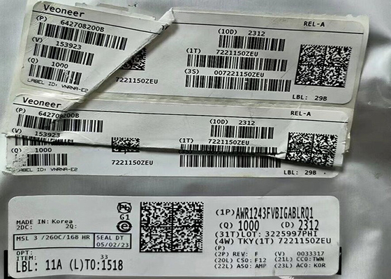 RF Transceiver IC AWR1243FVBIGABLRQ1 Single-Chip FMCW Transceiver 161-TFBGA