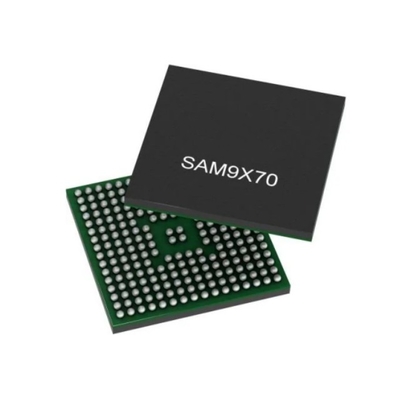 Integrated Circuit Chip SAM9X70-I/4PB
 1 Core 32-Bit 800MHz Microprocessor IC
