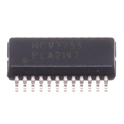 Integrated Circuit Chip NCV7755DQR2G
 2.3A Automotive Grade Integrated Driver SSOP24