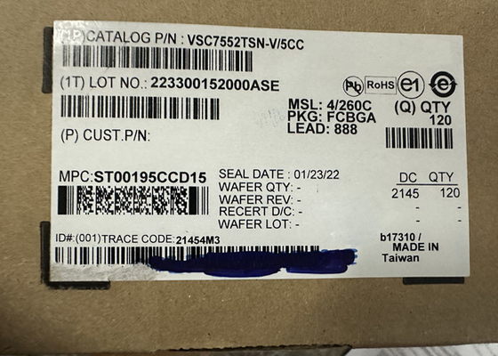 Ethernet IC VSC7552TSN-V/5CC Telecom IC Ethernet Switch 888-FCBGA