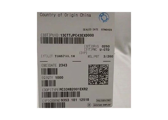 Integrated Circuit Chip MC33HB2001EKR2 10A Brushed DC Motor Driver