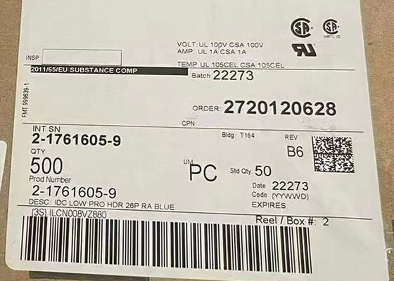 Connectors 2-1761605-9 Wire To Board Connectors 26Position Ribbon Cable Connectors