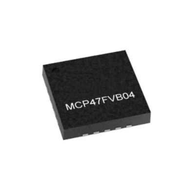 Integrated Circuit Chip MCP47FVB04-E/MQ 8-Bit Quad Output DAC With I2C Interface