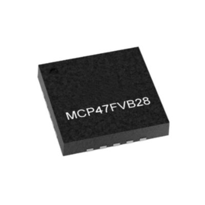 Integrated Circuit Chip MCP47FVB28-E/MQ Octal Channel 12-Bit DAC With I2C Interface