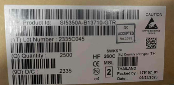 SI5350A-B13710-GTR Integrated Circuit Chip CMOS Clock Generator 10-MSOP