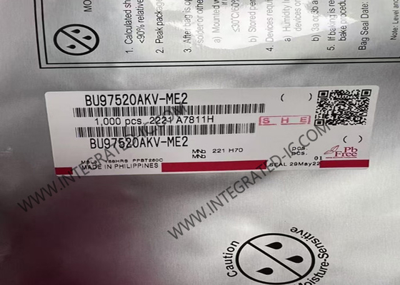 BU97520AKV-ME2 	Integrated Circuit Chip Automotive Low Duty LCD Segment Drivers VQFP-80