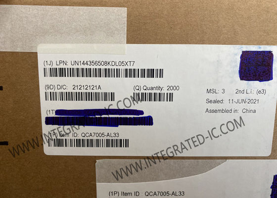 QCA7005-AL33 IoT Chip with Powerline Communications 10Mbps Data Rate and 3.3V Operating Voltage for HomePlug Green PHY