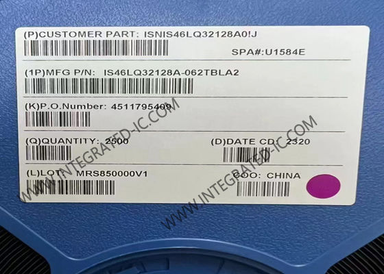 Memory IC Chip IS46LQ32128A-062TBLA2 4Gbit 1.6GHz 3.5ns SDRAM Mobile Memory IC