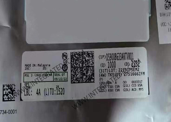 Integrated Circuit Chip DS90UB633ARTVRQ1 100MHz 1.87Gbps FPD-Link III Serializer