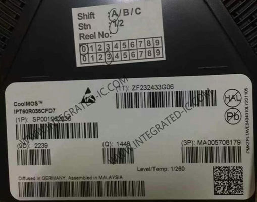 Integrated Circuit Chip IPT60R035CFD7 109nC 351W Power MOSFET Transistor HSOF8