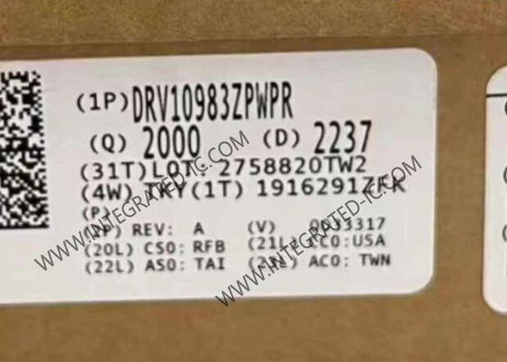 DRV10983ZPWPR Integrated Circuit Chip 24V 3A 3-Phase BLDC Motor Driver