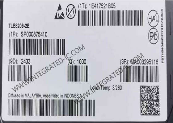 TLE8209-2E Integrated Circuit Chip 8.6A SPI Programmable H-Bridge IC PG-DSO-20
