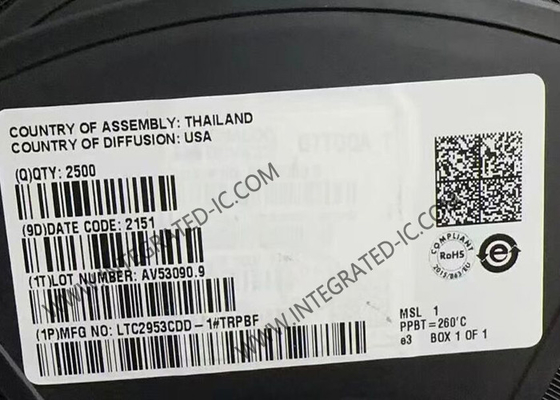 LTC2953CDD-1 Integrated Circuit Chip Push Button On/Off Controller With Voltage Monitoring