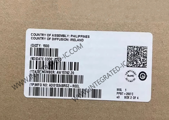 ADG1334BRSZ Integrated Circuit Chip 33V Quad SPDT Analogue Switches SSOP-20 Package