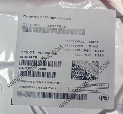 LPC54114J256UK49 Microcontroller MCU 100MHz 32-Bit Dual Core Microcontrollers WLCSP49