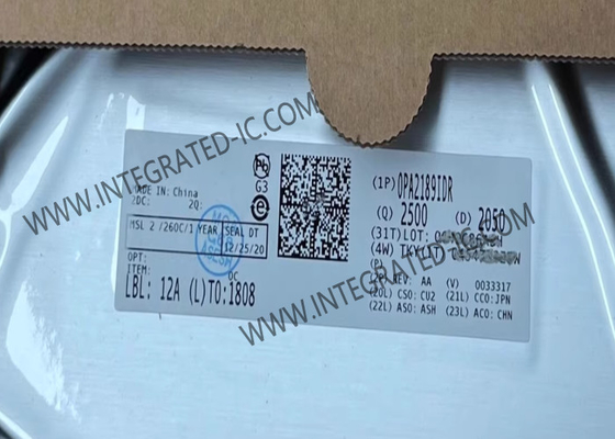 OPA2189IDR Integrated Circuit Chip Dual 14MHz Low-Noise Precision Operational Amplifier