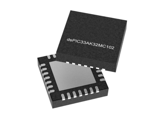 DSPIC33AK32MC102-I/M7 Microcontroller MCU 32-Bit DSC VQFN-28 Digital Signal Controllers