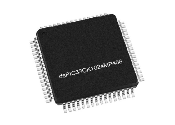 DSPIC33CK1024MP406-E/PT Microcontroller MCU Single-Core Digital Signal Controller TQFP-64