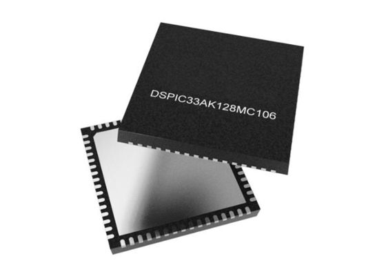 DSPIC33AK128MC106-E/M7 Microcontroller MCU Digital Signal Controller VQFN-64 32-Bit DSC