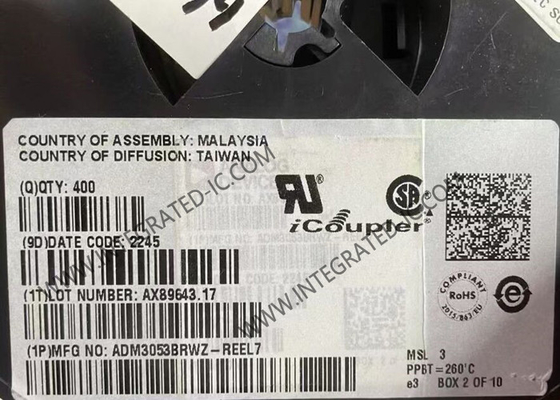 ADM3053BRWZ Integrated Circuit Chip Isolated CAN Transceiver SOIC-20 CAN FD Transceiver