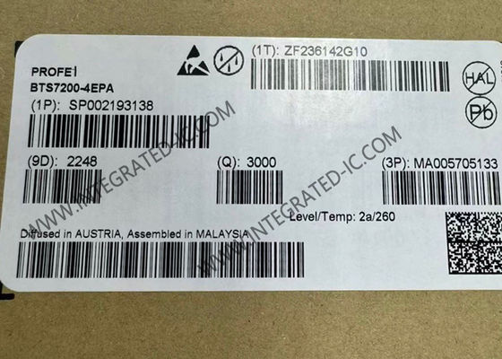 Integrated Circuit Chip BTS7200-4EPA 4 Output 1A Smart High Side Power Switch