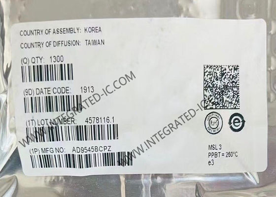 Integrated Circuit Chip AD9545BCPZ 813mW Synchronizer And Adaptive Clock Translator