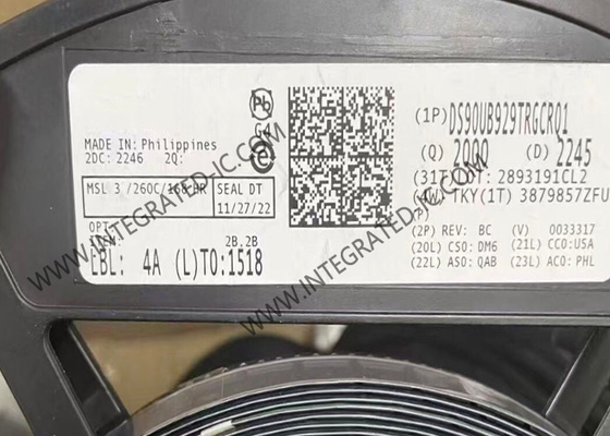 DS90UB929TRGCRQ1 Integrated Circuit Chip 5.95Gbps FPD Link III Bridge Serializer VQFN64