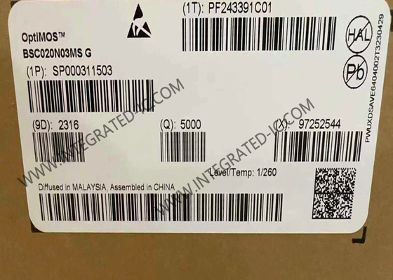 BSC020N03MSG Integrated Circuit Chip 30V OptiMOS N-Channel Power MOSFET Transistors