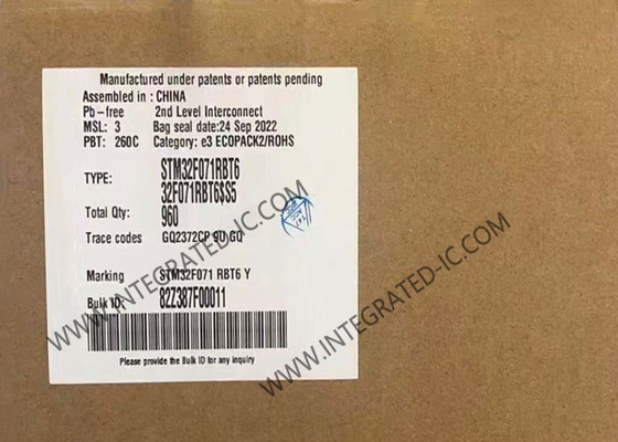 STM32F071RBT6 Microcontroller MCU 128KB Flash STM32F0 Microcontroller MCU