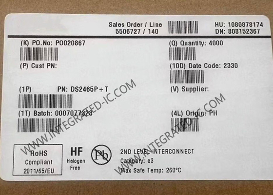 DS2465P Integrated Circuit Chip DeepCover Secure Authenticator TSOC-6 1-Wire Controller