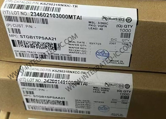 Ethernet IC KSZ9031RNXIC Gigabit Ethernet Transceiver With RGMII Interface QFN-48