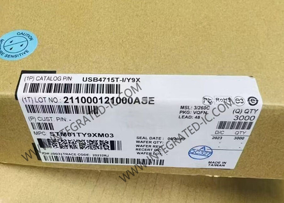 USB4715T-I/Y9X Integrated Circuit Chip USB 2.0 Hi-Speed Hub Controller With FlexConnect On All Ports