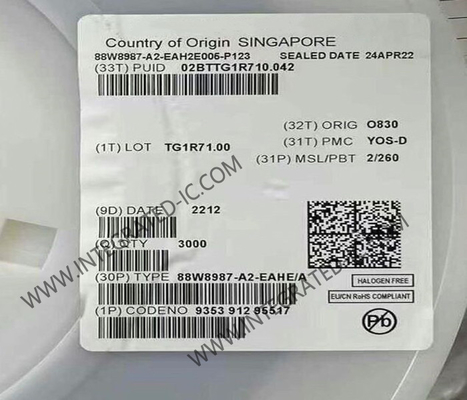 88W8987-A2-EAHE Wireless Communication Module Highly Integrated 2.4/5 GHz Dual-Band Wi-Fi 5 And BT Single-Chip