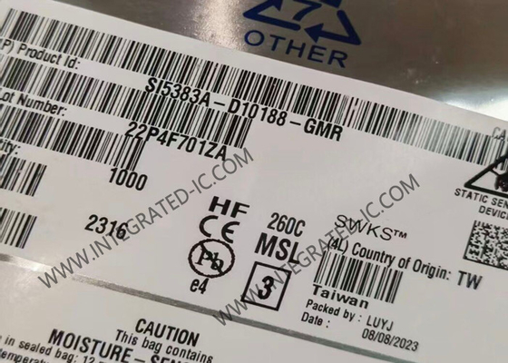 SI5383A-D10188-GMR Integrated Circuit Chip 750MHz Network Synchronizer Clocks LGA56