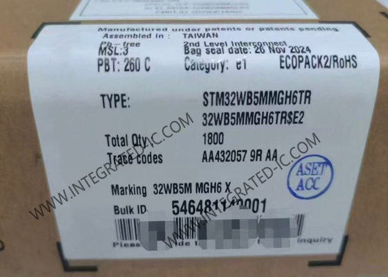 BT IC STM32WB5MMGH6TR 2.4GHz BT Low Energy 5.4 And 802.15.4 Module