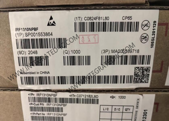 IRF1310NPBF Integrated Circuit Chip 100V HEXFET Power MOSFET Transistor TO-220-3